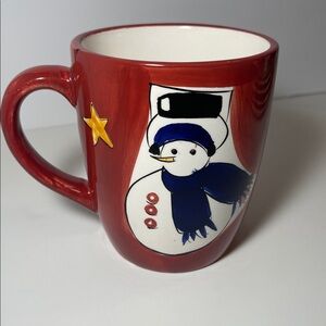 Everyday Gibson Christmas Festive Snowman Mug - 20 oz